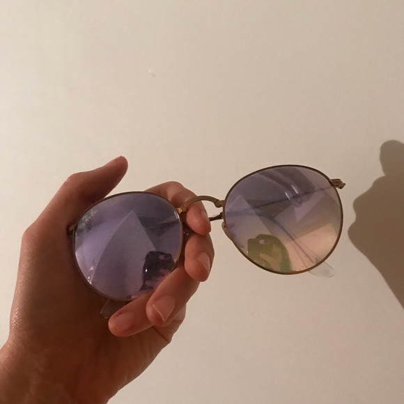 Ray-Ban Accessories - Rayban Foldable Round Circle purple sunglasses